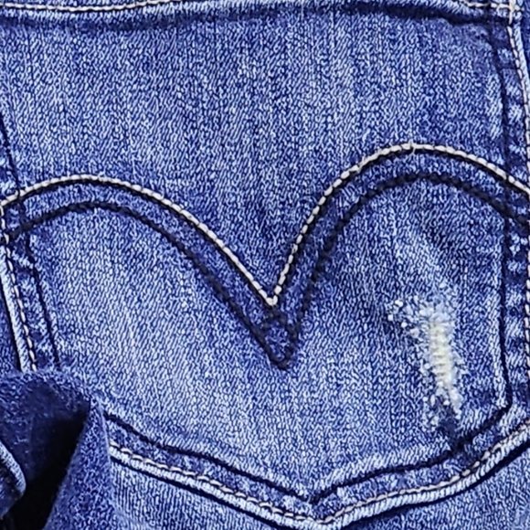 Super Too Low Levis 524 Low Rise Skinny Jeans size 11M - Picture 12 of 14